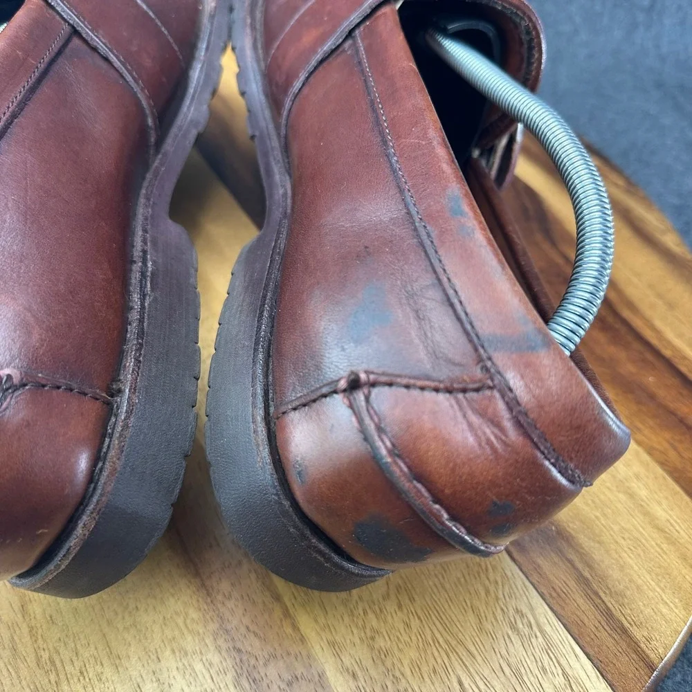 Allen Edmonds Waterbury Loafers Brown Leather Monk Strap Buckle Kilted Sz 12EEE